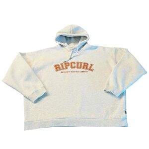 Rip Curl Men’s Gray Pullover Sweatshirt Casual Surf Style Size XL